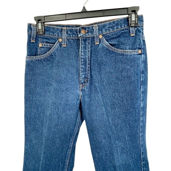 Vintage Levi's Men's '92 20517-0217 32x30 Blue Denim Orange Tab Made in USA - Picture 4 of 8